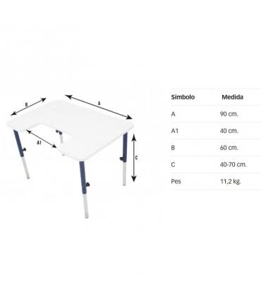 Mesa de trabajo JOY adaptada