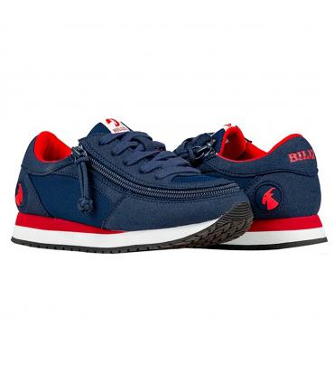 Jogger Navy-Red Faux Suede/Mesh Billy Footwear Calzado Dafo