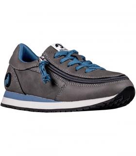 Jogger Grey Blue Faux Suede/Mesh Billy Footwear Calzado Dafo