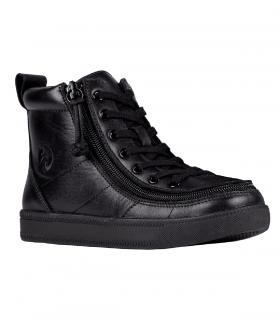 Black to theh floor Leather Billy Classic Lace High
