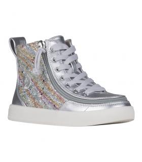Silver Rainbow Billy Classic Lace High Tops