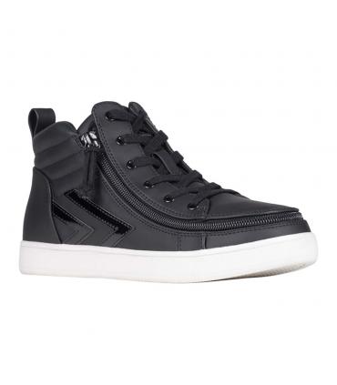 Black Patent Billy CS Sneaker Mid Tops