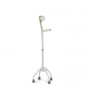 Muleta cuadrípode con codera