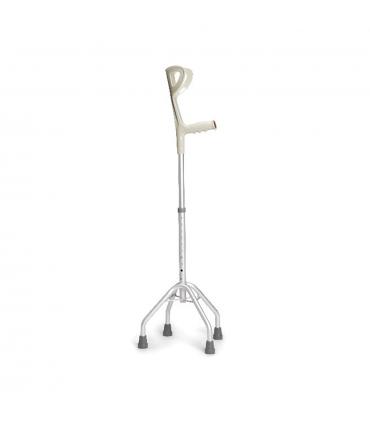 Muleta cuadrípode con codera